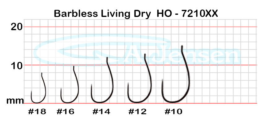 A.Jensen BARBLESS LIVING DRY Hook