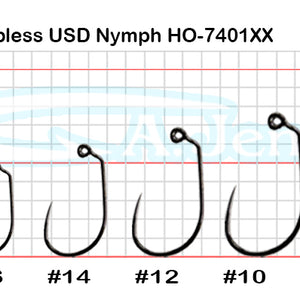 A.Jensen BARBLESS USD NYMPH Haken