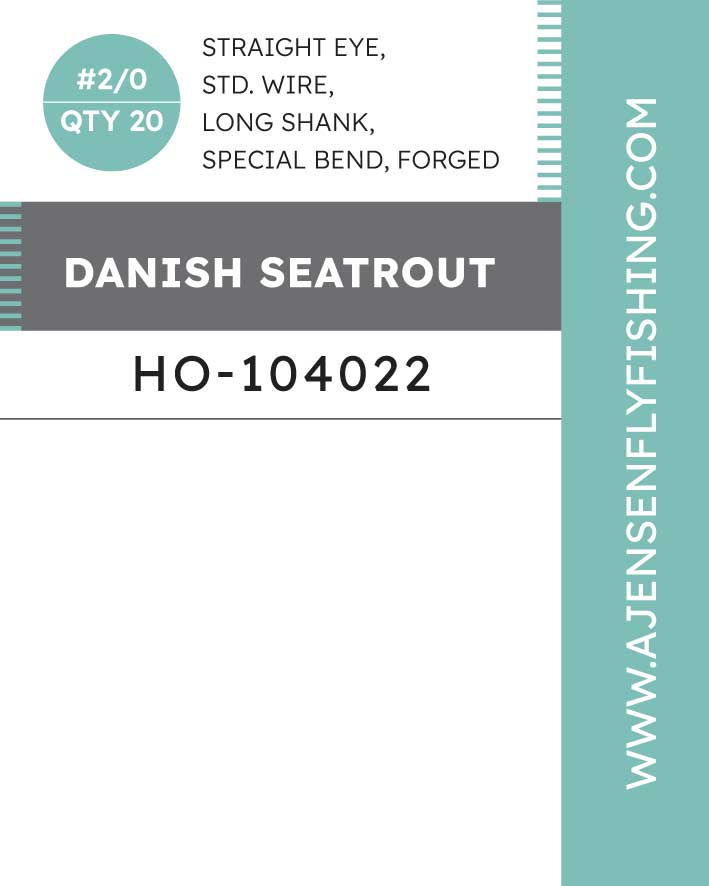 A.Jensen DÄNISCHE MEERFORELLE Haken