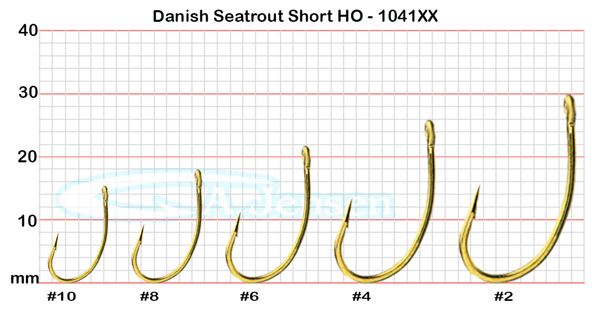 A.Jensen DANISH SEATROUT SHORT Hook