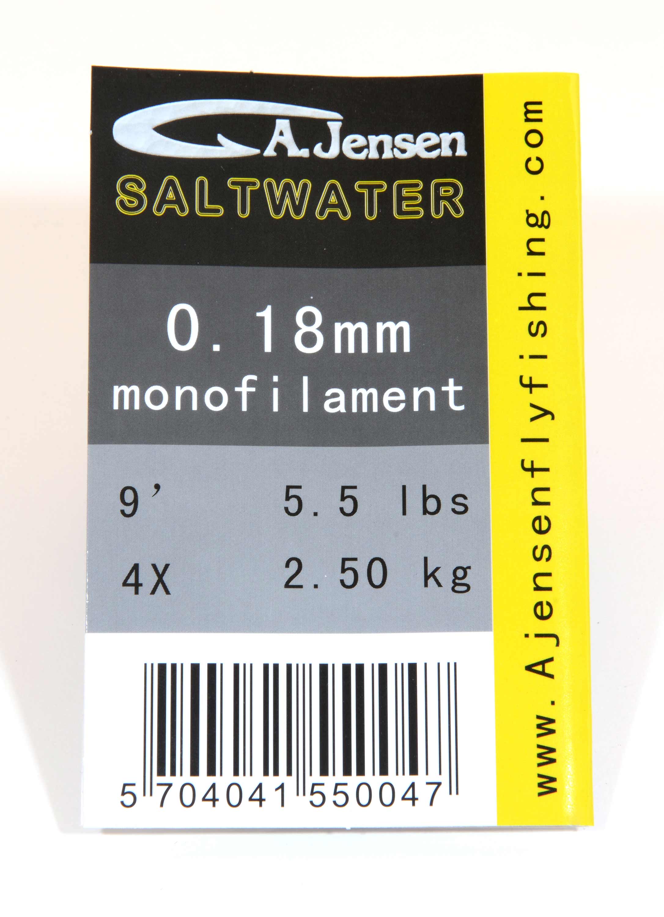 A.Jensen 9' KNOTLESS TAPERED LEADER